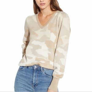 Philosophy Wool Blend Soft Beige Sweater Size small